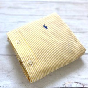 Polo Ralph Lauren Dress Shirt Yellow Size L - Classic Fit